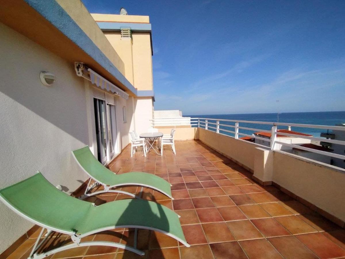 Ferienwohnung Precioso Atico Con Aire Acondicionado Y Piscina Peñíscola Exterior foto